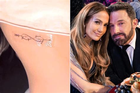 Jennifer Lopez Reveals She And Ben Affleck Got New Tattoos On First