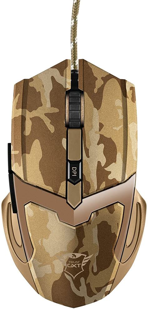 Mouse Gav Trust GXT 101D Desert Camo 4800dpi USB FunShop Br Fun