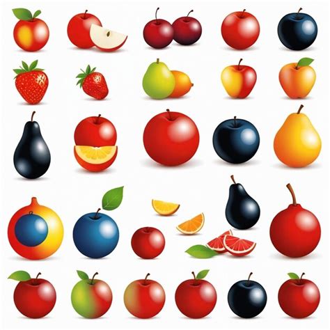 collection  fruit including    fruits premium ai