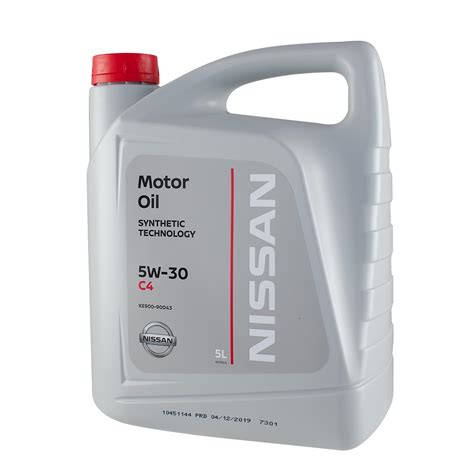 ᐉ Моторне мастило Nissan Motor Oil DPF 5W-30 C4 5 л • Краща ціна в ...