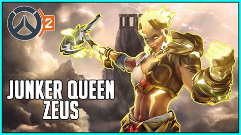 Probamos La Nueva Skin De Junker Queen Zeus Overwatch 2 Gameplay En EspaÑol Youtube