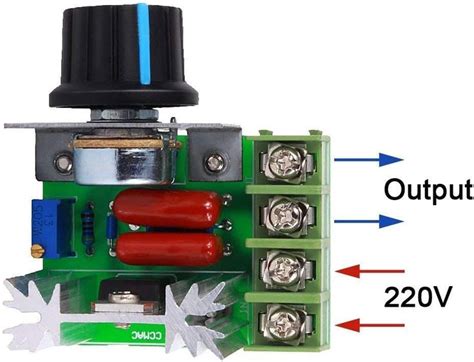 Yosoo Regolatore Di Velocit Del Motore Ca V A Scr