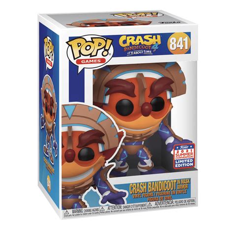 TOY RESCUE: Crash Bandicoot Funko Pop! Crash Bandicoot (in Mask Armor ...