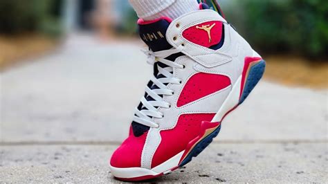 Air Jordan 7 Trophy Room Review On Feet And Lace Swap New Sheriff Youtube