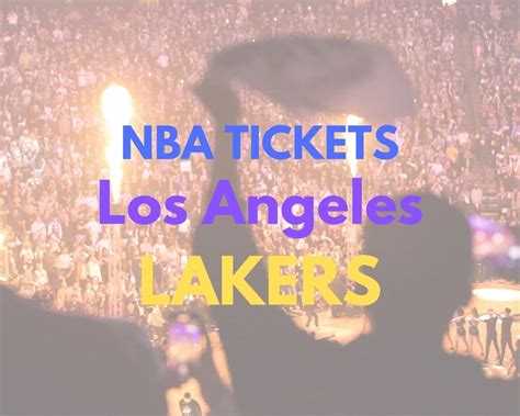 Los Angeles Lakers Tickets Prices And Special Offers 2024