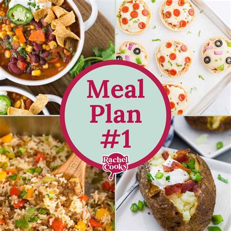 weekly meal plans  grocery lists rachel cooks