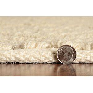 Dakota Fields Radford Handmade Hand Woven Flatweave Jute Ivory Area Rug