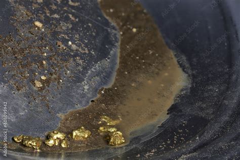 Gold Nugget In Pan