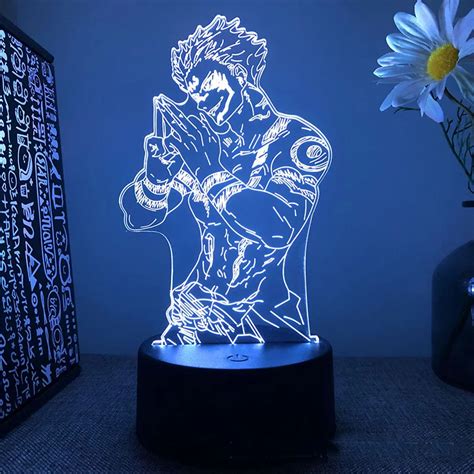 Sukuna Jujutsu Kaisen Led Lamp Jujutsu Kaisen Merch Store