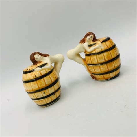 Nude Salt And Pepper Shakers Etsy