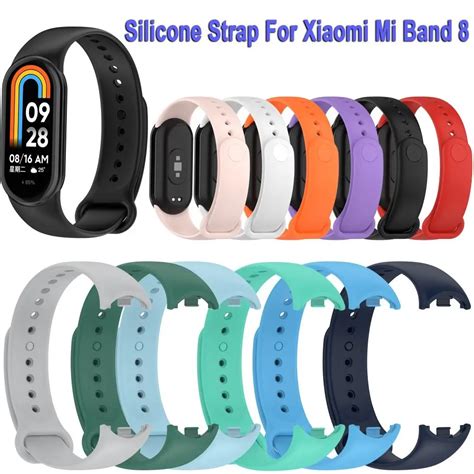 Pulseira De Silicone Para Xiaomi Mi Band Sport Belt Pulseira De