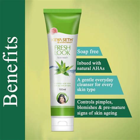 Keya Seth Fresh Look Aloe Vera Face Wash Shajgoj