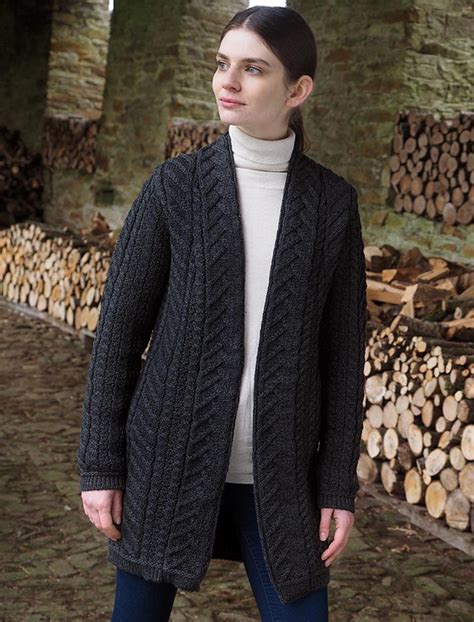 Super Soft Open Aran Cardigan Free Express Shipping Offer