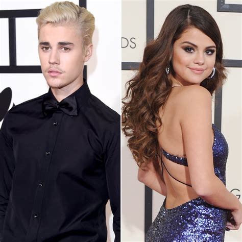 Justin Bieber and Selena Gomez at the Grammys | Celebrity Exes at Award ...