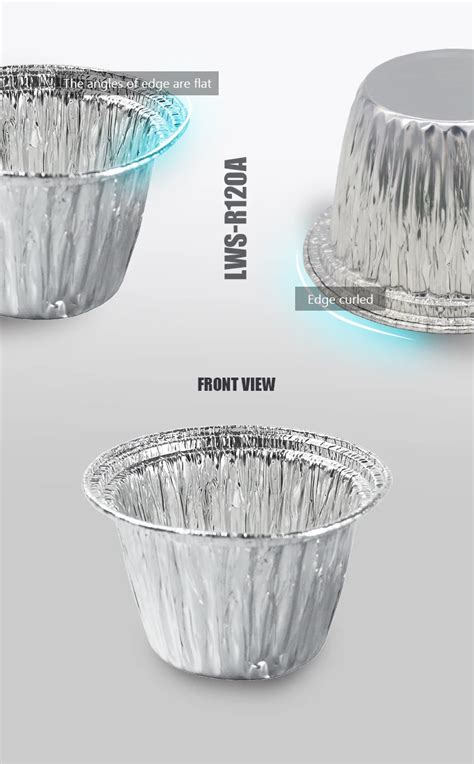 Disposable Aluminum Foil Round Flan Panplatestraysdishes Buy