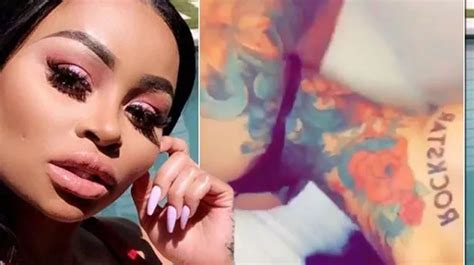 Blac Chyna Reveals Huge Rockstar Boob Tattoo The SAME Title Her Teen Rapper Ex Sang Mirror