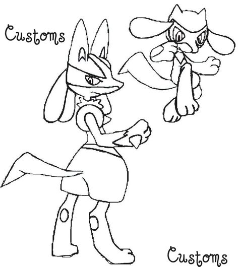 Riolu Coloring Pages Coloring Pages