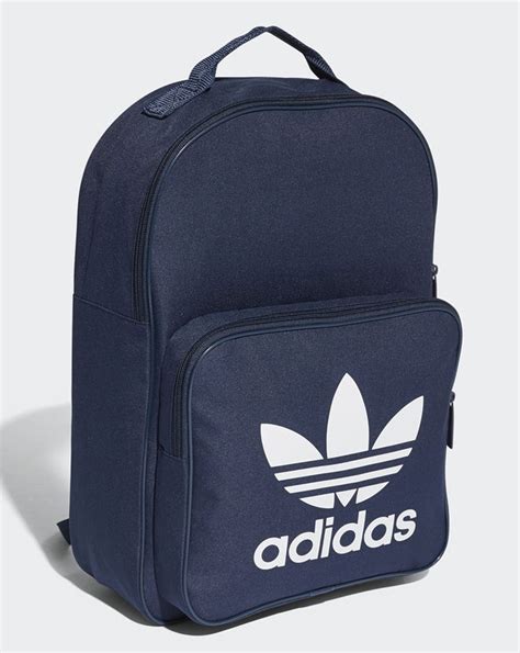 Adidas Originals Classic Trefoil Backpack Navy Padded Laptop Pocket