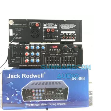 Jual AMPLI JACK RODWELL FC A388 ORIGINAL USB BLUETOOTH Shopee Indonesia