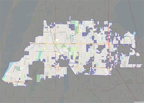 Map of Largo city, Florida - Thong Thai Real