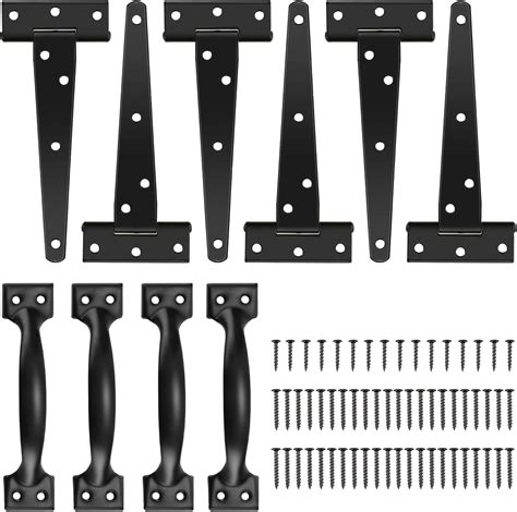 Amazon Tandefio Pack Inch T Strap Gate Hinges Heavy Duty Gate