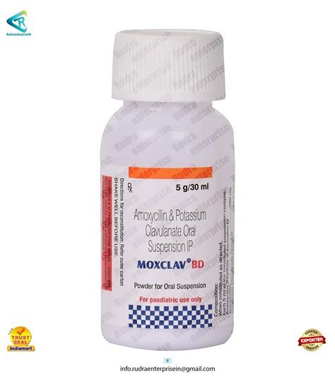 Combipack Of Amoxycillin And Potassium Clavulanate Oral Suspension