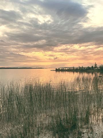 Lake Manitoba Narrows Stock Photo - Download Image Now - August ...