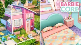 Barbiecore Tiny House The Sims 4 Speed Build Doovi