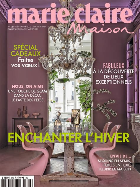 《marie Claire Maison》法国版2023年12月号时尚室内设计 Pop家纺趋势网