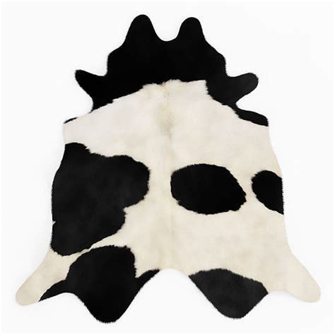 Brazilian Black And White Cowhide 3D Model CGTrader