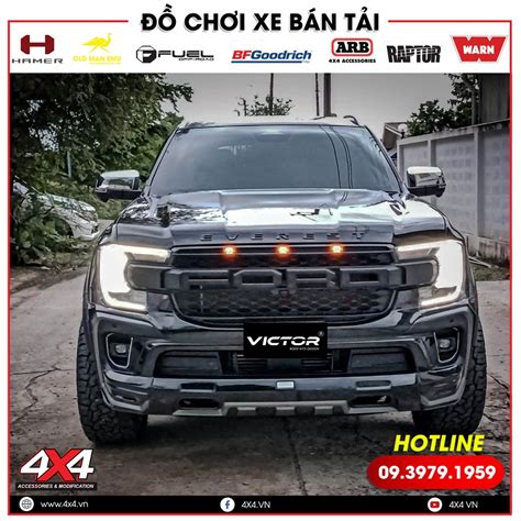 Bodykit Victor Thái Lan cực đẹp và ngầu độ cho xe Ford Everest 2023