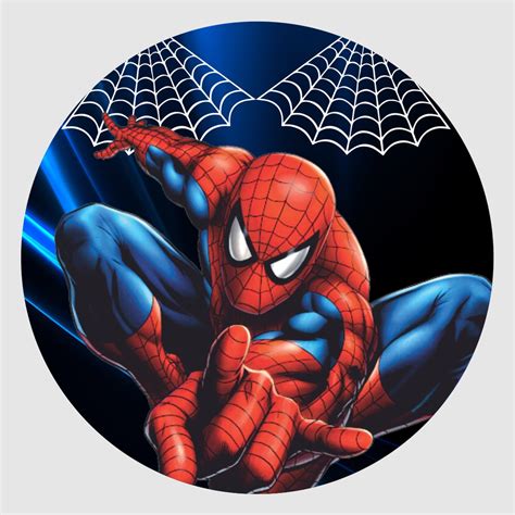 Adesivos Redondo Cm Festa Homem Aranha Shopee Brasil