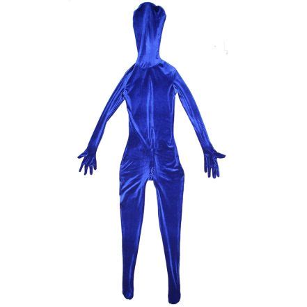 One Piece Tights Full Coat Velvet Zentai Five Fingers Long Sleeve