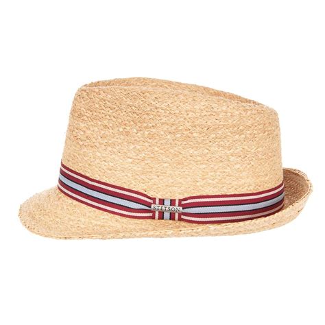 STETSON Mens Trilby Raffia Straw Hat Online Hatshop For Hats