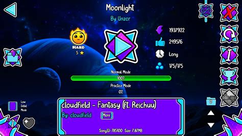 Moonlight 100 Geometry Dash Youtube