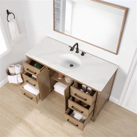 Mercury Row® Alsup 54 Free Standing Single Bathroom Vanity With