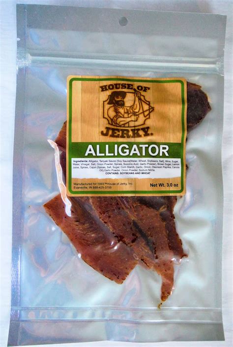 Alligator jerky - House of Jerky