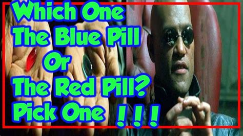 Matrix Morpheus Red Pill Blue Pill