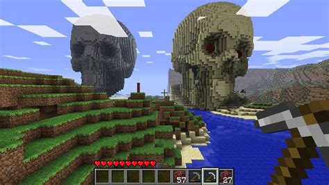 Giant skull Minecraft Map