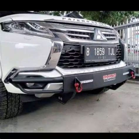 Jual Tanduk Bumper Depan Pengaman Depan Mobil All New Pajero Sport 2016