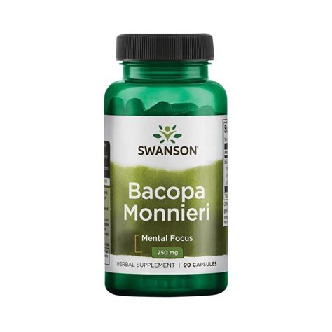 Swanson Bacopa Monnieri Bacognize Mg Kapsu Ek Mybionic Pl