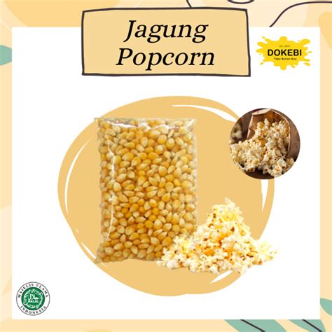 Jagung Popcorn Mentah 1 KG Biji Jagung Popcorn Pop Corn Popcron