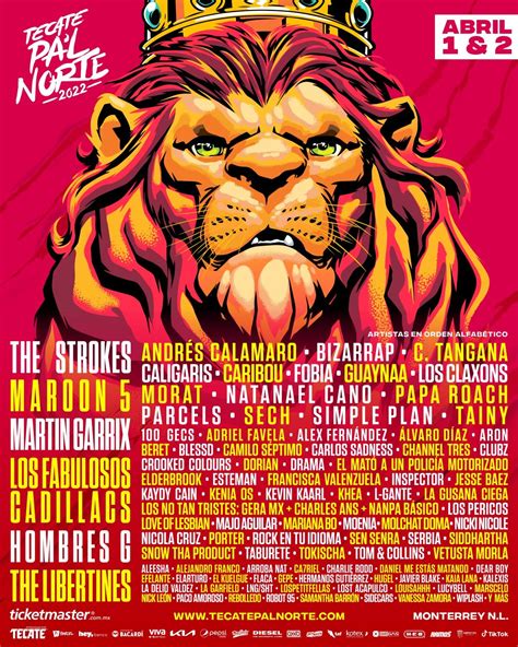 Los Carteles Del Tecate Pal Norte Y La Historia Del Festival Regio