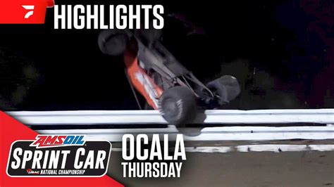 𝑯𝑰𝑮𝑯𝑳𝑰𝑮𝑯𝑻𝑺 USAC AMSOIL National Sprint Cars Ocala Speedway Winter