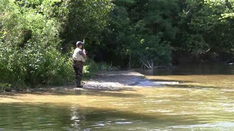 Austin Scott Salmon Fishing The Betsie River Michigan 2013 Youtube