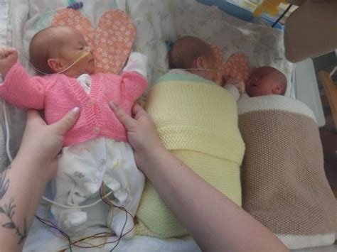 Mum Gives Birth To Rare Identical Triplet Girls But Was Told Theyd