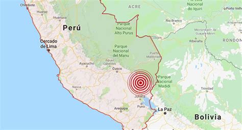 Puno Sismo De Magnitud Se Report En Lampa Se Ala El Igp