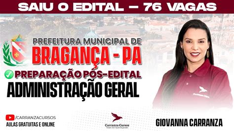 Bragança PA Administração Geral Preparação Pós Edital Prof