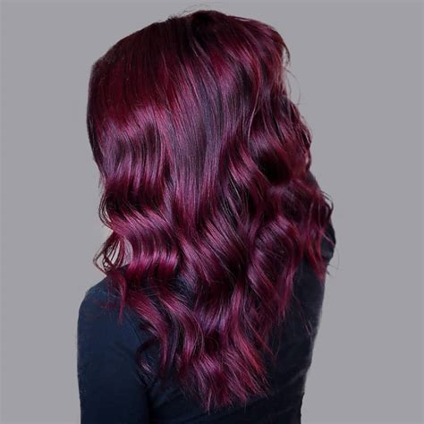 Dark Red With Black Underneath Hair