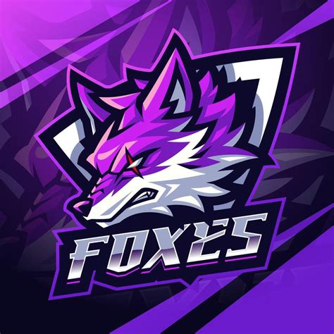 Fox Head Esport Mascot Logo Design 40211756 Vector Art At Vecteezy